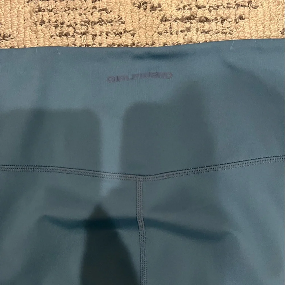 Girlfriend‎ Collective Blue Leggings Activewear Yoga